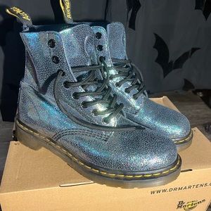 RARE SPARKLY MERMAID DR MARTENS SIZE 7